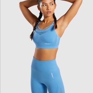 Gymshark Energy+ Seamless Sports Bra - Blue
